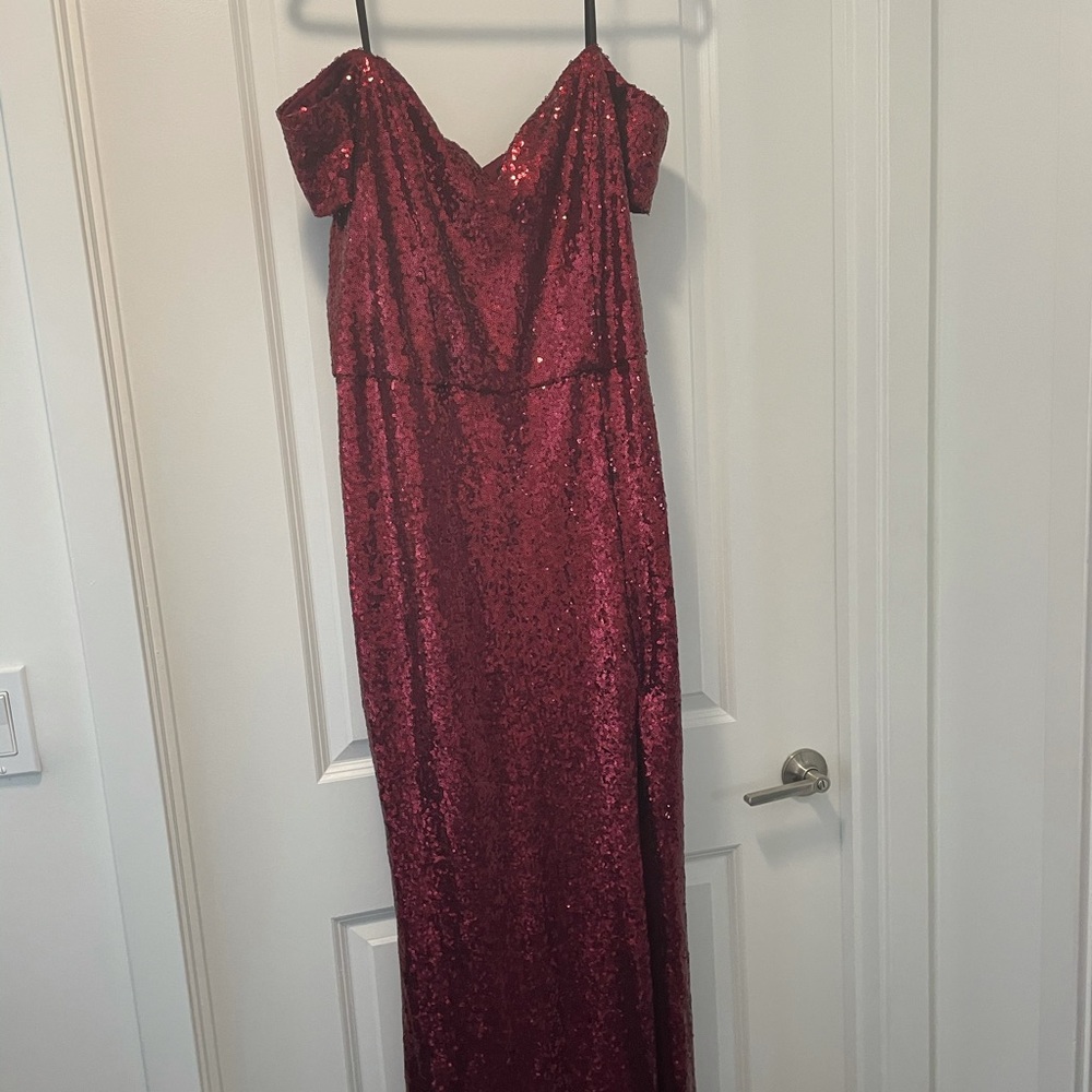 B. Darlin Red Sparkly Gown
